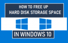 Free Up Hard Disk Storage Space in Windows 10