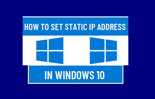 Festlegen Der Statischen Ip-Adresse In Windows 10