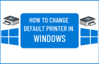 Change Default Printer in Windows