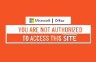 You Are Not Authorized to Access This Site