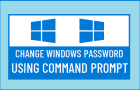 Change Windows Password Using Command Prompt