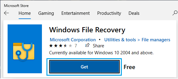 Laden Sie Die Windows-Dateiwiederherstellung Herunter