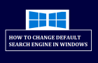 Change Default Search Engine in Windows 10/11