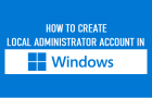 Create Local Admin Account In Windows