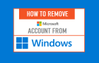 Remove Microsoft Account From Windows Computer