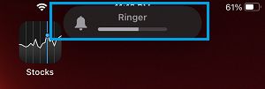 Ringer Volume Indicator on iPhone