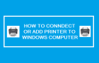 Add Printer to Windows Computer