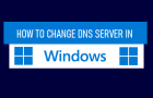 Change DNS Server in Windows