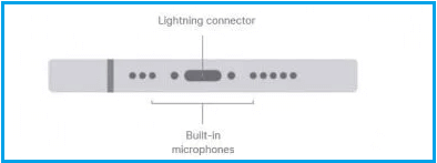 Location of Bottom Microphones on iPhone