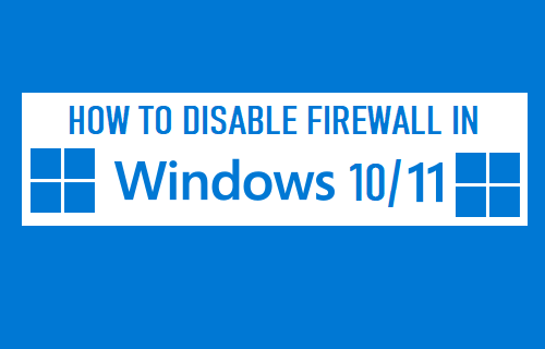 Deaktivieren Sie Die Windows-Firewall