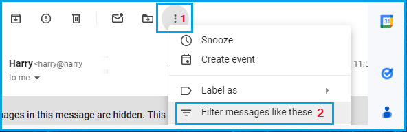 Filter Emails From Particular Sender in Gmail