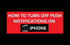 Turn Off Push Notifications on iPhone