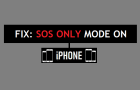 SOS Only Mode on iPhone