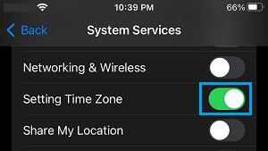 Enable Location Services For Setting Time Zone On Mac