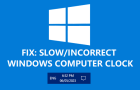 Slow/Incorrect Windows Computer Clock