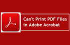 Can't Print PDF Files in Adobe Reader