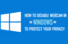 Disable Webcam In Windows 11